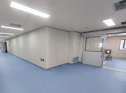 手術(shù)部潔凈走廊收尾-志遠(yuǎn)凈化